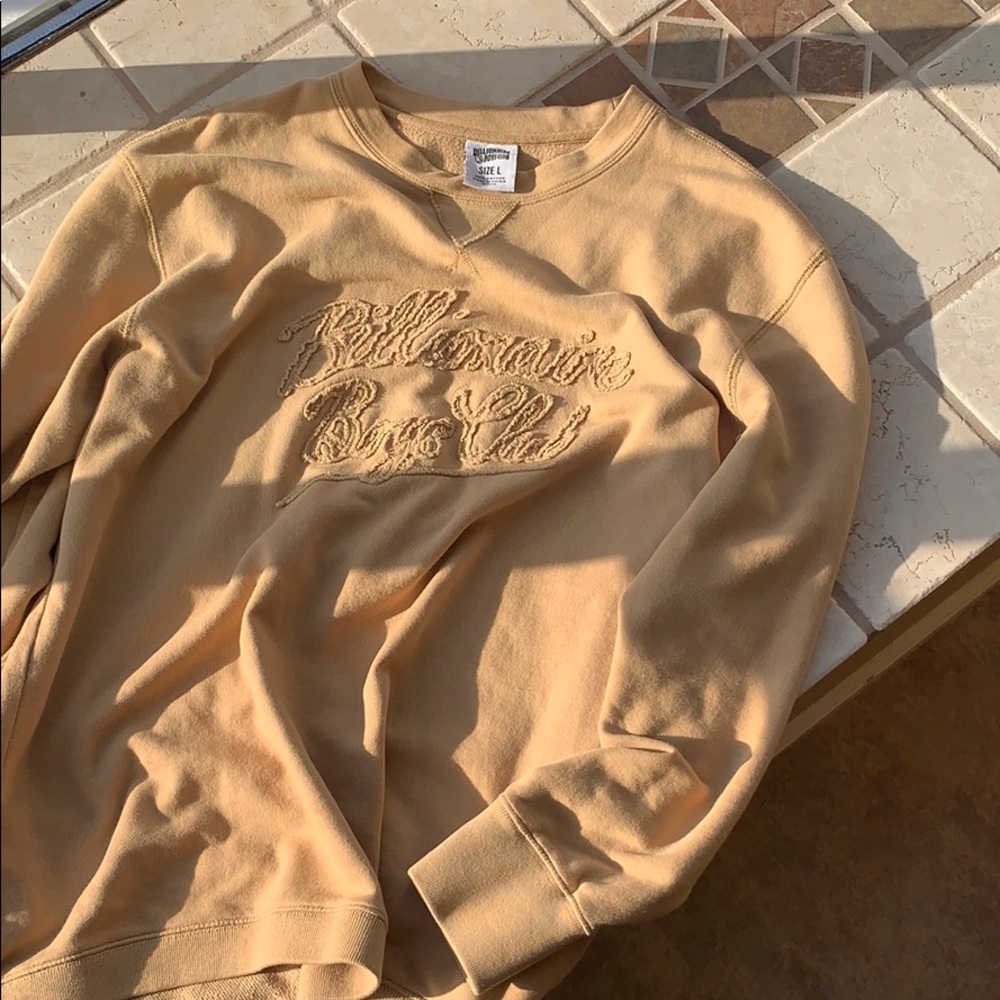 🔥 Billionaire Boys Club Khaki Sweater Size L 🔥